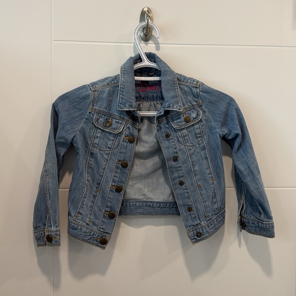 🏴 GAP Blue Jean Jacket Denim Style size 5 kids - Picture 3 of 7